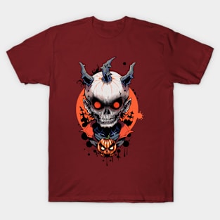 Demon Pumpkin Head T-Shirt